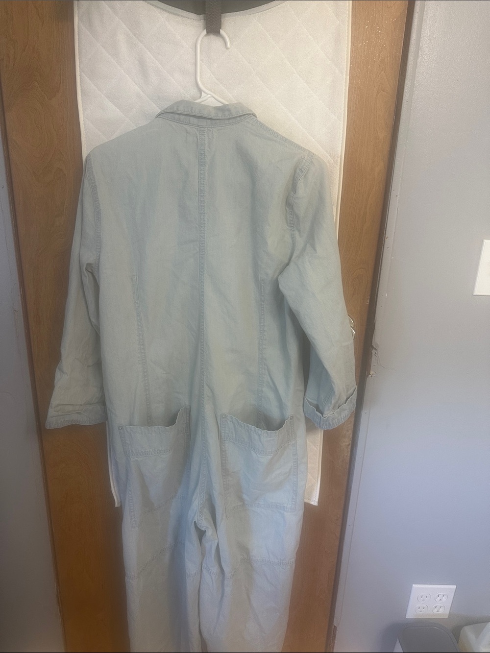 Wildfox Pale Blue Denim Boiler Jumpsuit - Picture 5 of 6